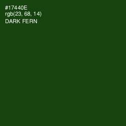 #17440E - Dark Fern Color Image
